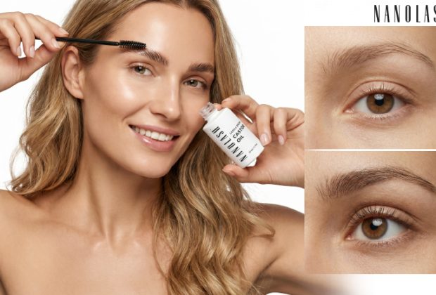 nanolash castor oil eyebrows